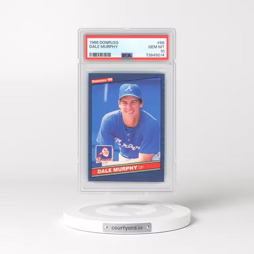 1986 Donruss #66 Dale Murphy (PSA 10 GEM MINT)