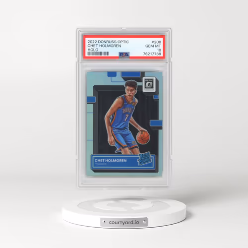 2022 Panini Donruss Optic #208 Chet Holmgren - Holo (PSA 10 GEM MINT)