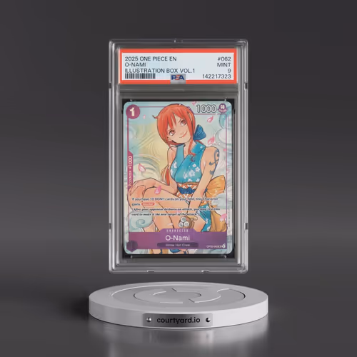 2025 One Piece Promos #062 O-Nami - Illustration Box Vol 1 (PSA 9 MINT)