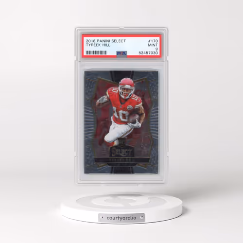 2016 Panini Select #170 Tyreek Hill (PSA 9 MINT)