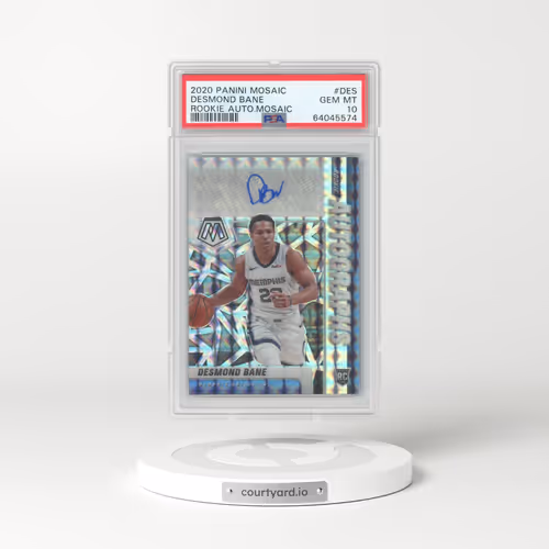 2020 Panini Mosaic Rookie Autographs Mosaic #DES Desmond Bane (PSA 10 GEM MINT)