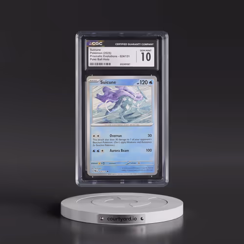 2025 Prismatic Evolutions - PRE EN #024/131 Suicune - Poké Ball Holo (CGC 10 GEM MINT)