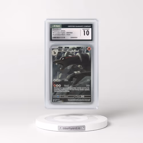 2023 Shrouded Fable - SFA EN #066/064 Houndoom - Illustration Rare Holo (CGC 10 GEM MINT)