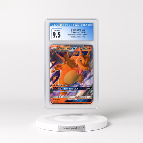 2016 Black Star Promos - Sun & Moon #SM211 Charizard GX - Holo Hidden Fates Tins (CGC 10 GEM MINT)