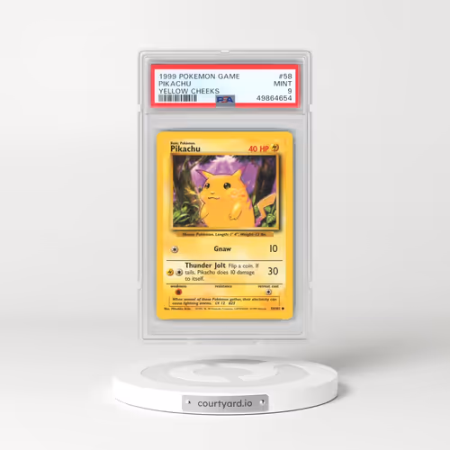 1999 Pokémon Game #58 Pikachu - Yellow Cheeks (PSA 9 MINT)