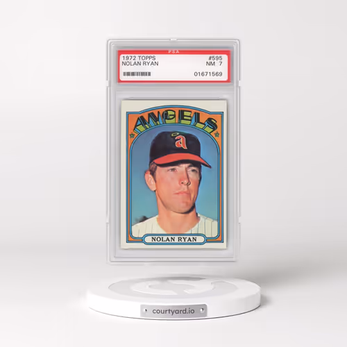 1972 Topps #595 Nolan Ryan (PSA 7 NM)