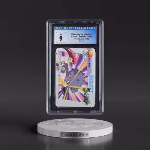 1998 Anime Series #152 Weezing Vs Shellder - Part 5 (CGC 9 MINT)