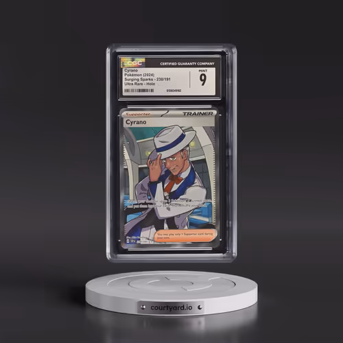 2024 Surging Sparks - SSP EN #230/191 Cyrano - Ultra Rare Holo (CGC 9 MINT)