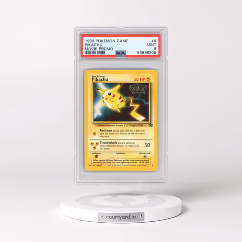 1999 Pokémon Game Movie #4 Pikachu - Movie Promo (PSA 9 MINT)