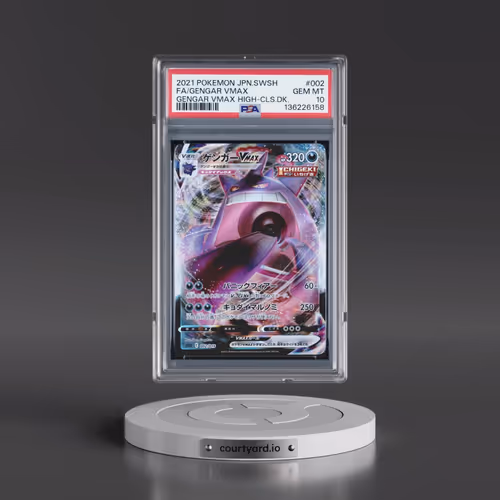 2021 Pokémon Sword & Shield Gengar Vmax High-Class Deck #002 Gengar Vmax - Full Art (PSA 10 GEM MINT