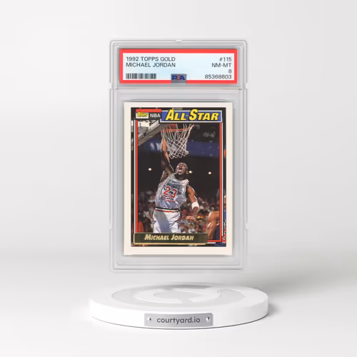 1992 Topps Gold #115 Michael Jordan (PSA 8 NM-MT)