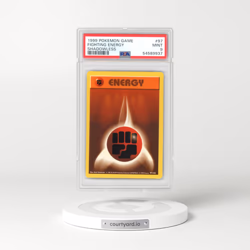 1999 Base Set #97 Fighting Energy - Shadowless (PSA 9 MINT)