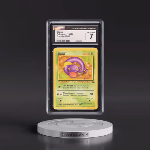 1999 Fossil #46/62 Ekans (CGC 7 NM)