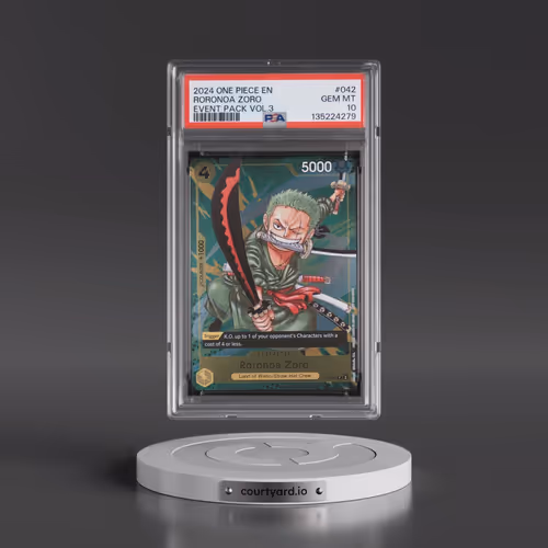 2024 One Piece Event Pack Vol.3 #042 Roronoa Zoro (PSA 10 GEM MINT)