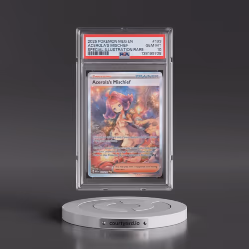 2025 Pokémon Meg EN-Mega Evolution #183 Acerola's Mischief - Special Illustration Rare (PSA 10 GEM M
