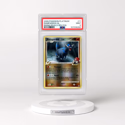 2009 Pokémon Platinum Rising Rivals #11 Rampardos GL - Reverse Foil (PSA 9 MINT)
