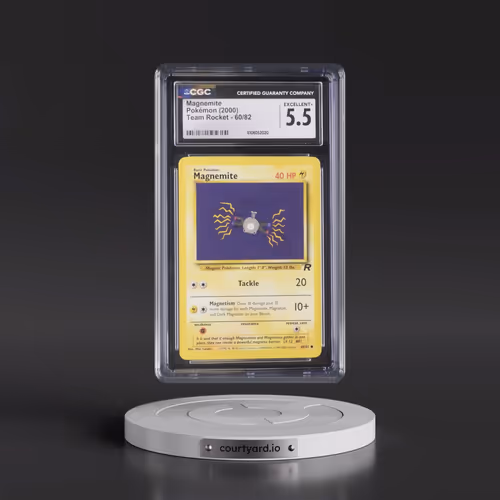 1999 Team Rocket #60/82 Magnemite (CGC 5.5 EX+)