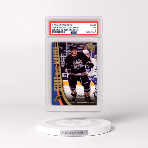 2005 Upper Deck Stars in the Making #SM2 Alexander Ovechkin (PSA 7 NM)