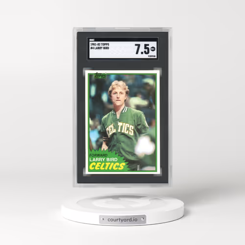 1981 Topps #4 Larry Bird (SGC 7.5 NM+)