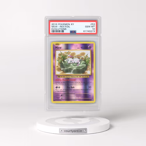2016 POKEMON XY EVOLUTIONS #53 MEW-REV.FOIL EVOLUTIONS