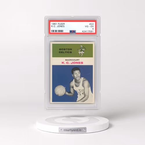 1961 Fleer #22 K.C. Jones (PSA 4 VG-EX)