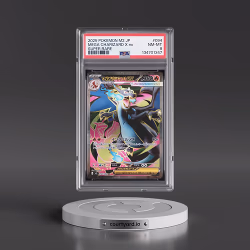 2025 Pokémon M2-Inferno X #094 Mega Charizard X EX - Holo Super Rare (PSA 8 NM-MT)