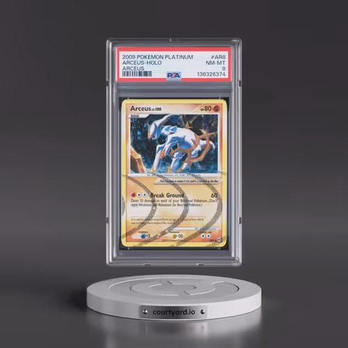 2009 Pokémon Platinum Arceus #AR8 Arceus - Holo (PSA 8 NM-MT)