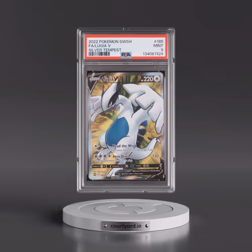 2022 Pokémon Sword & Shield Silver Tempest #185 Lugia V - Holo Full Art (PSA 9 MINT)