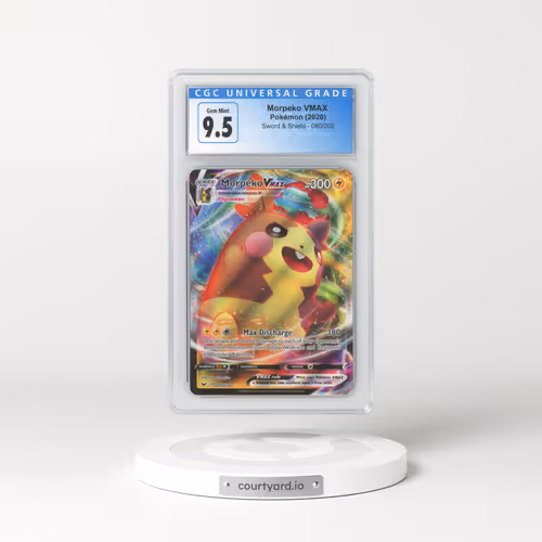 2020 Sword & Shield #080/202 Morpeko VMAX - Holo (CGC 10 GEM MINT)