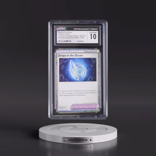 2023 Trading Card Game Classic - CLV, CLC, CLB #021/034 Drops in the Ocean - Blastoise & Suicune