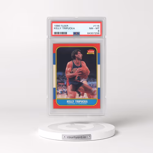 1986 Fleer #115 Kelly Tripucka (PSA 8 NM-MT)