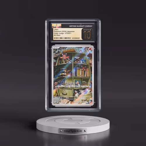 2024 Cyber Judge #075/071 Litten - Art Rare Holo (CGC 10 PRISTINE)