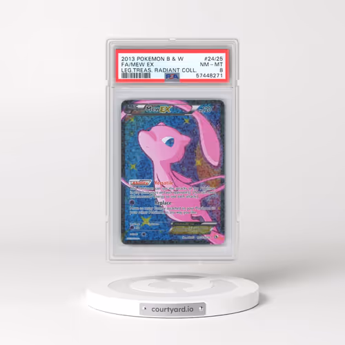 2013 Pokémon Black & White Legendary Treasures Radiant Collection #24/25 Mew EX - Holo Full Art (PSA