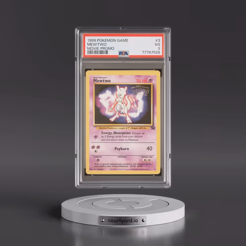 1999 Pokémon Game Movie #3 Mewtwo - Movie Promo (PSA 3 VG)