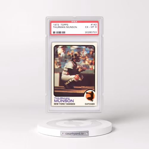 1973 Topps #142 Thurman Munson (PSA 6 EX-MT)
