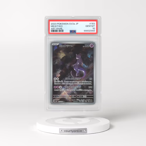 2023 Pokémon Sv2a-Pokemon 151 #183 Mewtwo - Art Rare (PSA 10 GEM MINT)