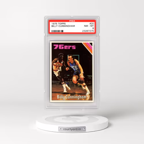 1975 Topps #20 Billy Cunningham (PSA 8 NM-MT)