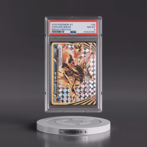 2015 Pokémon XY Breakthrough #92 Zoroark Break (PSA 8 NM-MT)