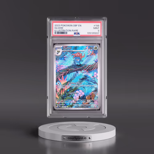 2023 Pokémon Obf EN-Obsidian Flames #198 Gloom - Illustration Rare (PSA 9 MINT)