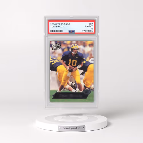 2000 Press Pass #37 Tom Brady (PSA 6 EX-MT)