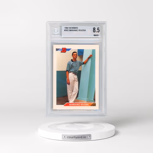1992 Bowman #302 Mariano Rivera (BGS 8.5 NM-MT+)