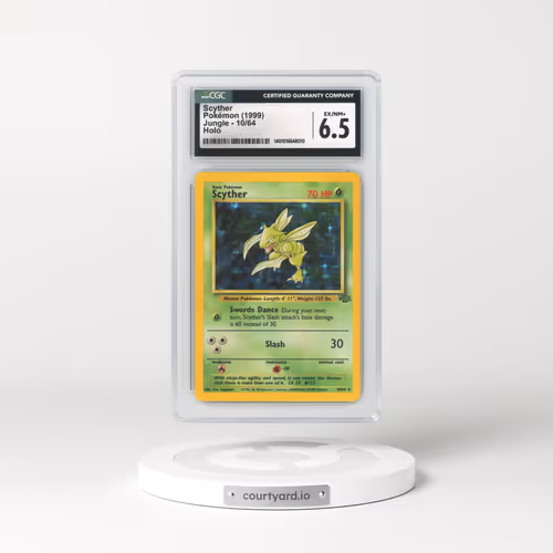 1999 Jungle #10 Scyther - Holo (CGC 6.5 EX-NM+)