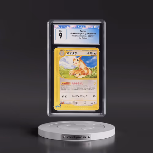2002 Wind from the Sea #066/087 Furret - 1st Edition (CGC 9 MINT)