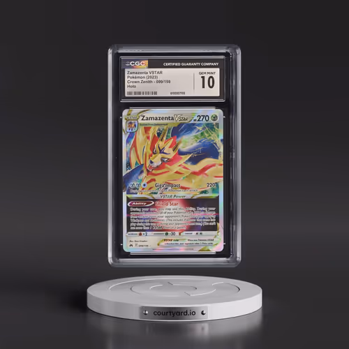 2023 Crown Zenith #099/159 Zamazenta VSTAR - Holo (CGC 10 GEM MINT)