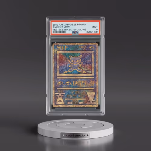 2019 Pokémon Promo Ancient Mew - Mewtwo Strikes Back-Evolution Movie (PSA 9 MINT)