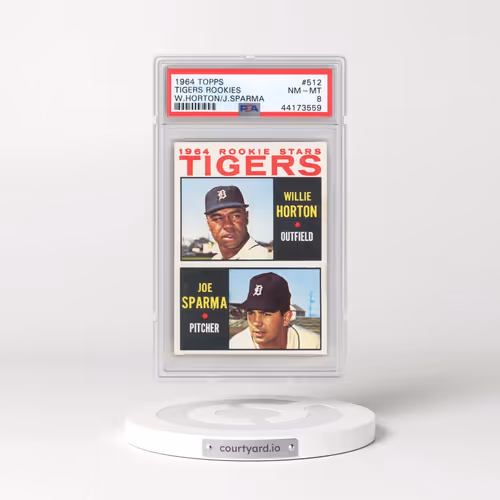 1964 Topps #512 Tigers Rookies - W.Horton/J.Sparma (PSA 8 NM-MT)