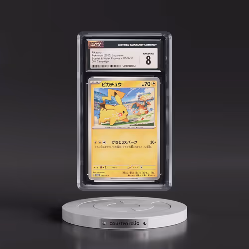 2022 Scarlet & Violet Promos #120/SV-P Pikachu - Gift Campaign (CGC 8 NM-MT)