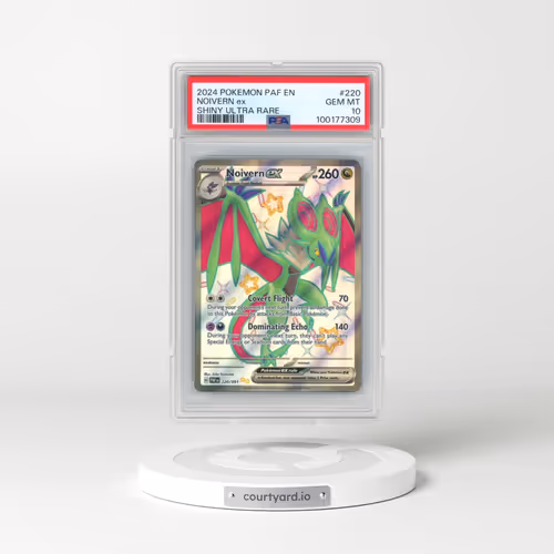 2024 Pokémon Paf EN-Paldean Fates #220 Noivern EX - Holo Shiny Ultra Rare (PSA 10 GEM MINT)