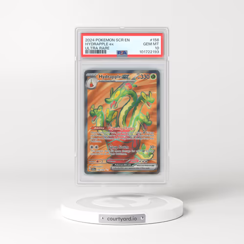 2024 Pokémon Scr EN-Stellar Crown #156 Hydrapple EX - Holo Ultra Rare (PSA 10 GEM MINT)