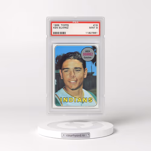 1969 Topps #19 Ken Suarez (PSA 9 MINT)